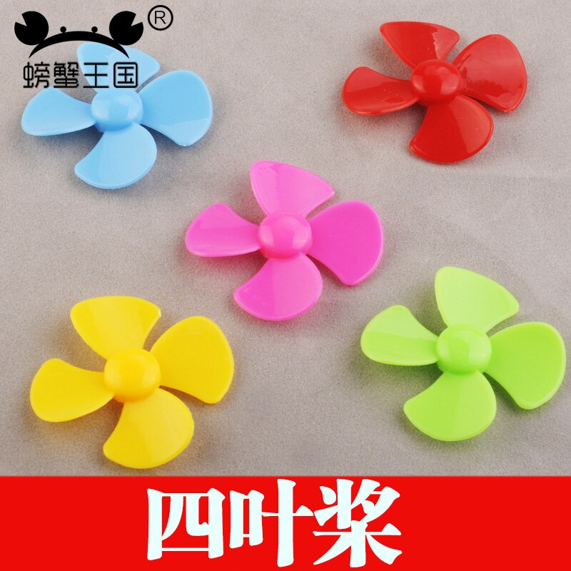 5pcs/lot DIY Toys RC Boat four Blades Paddle plastic Boat Propeller Aircraft model making accessories
