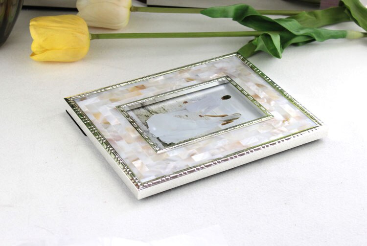 Hand-made Crafts Fashionable Seashell Photo Frame, Shell Picture Prints YSPF-008