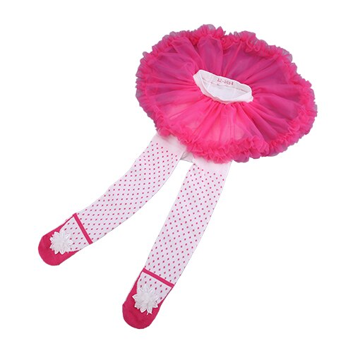 Gooulfi-medias de malla de algodón para niña recién nacida, pantis de Color sólido para niña, medias informales rosas para niña de 12 a 18 meses: Rose / 3-9m