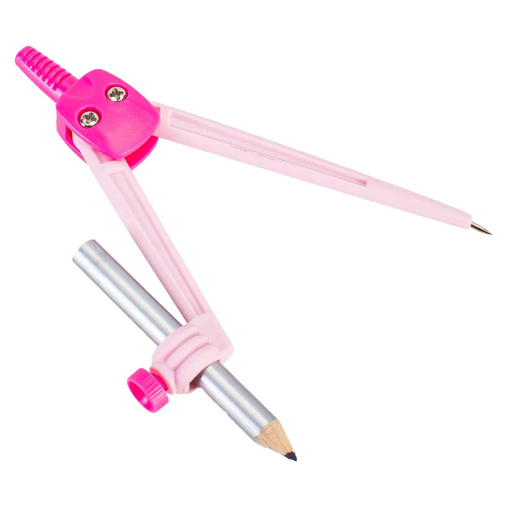 Deli School Compass With Pencil Student Drawing Tools Compasses Stationery