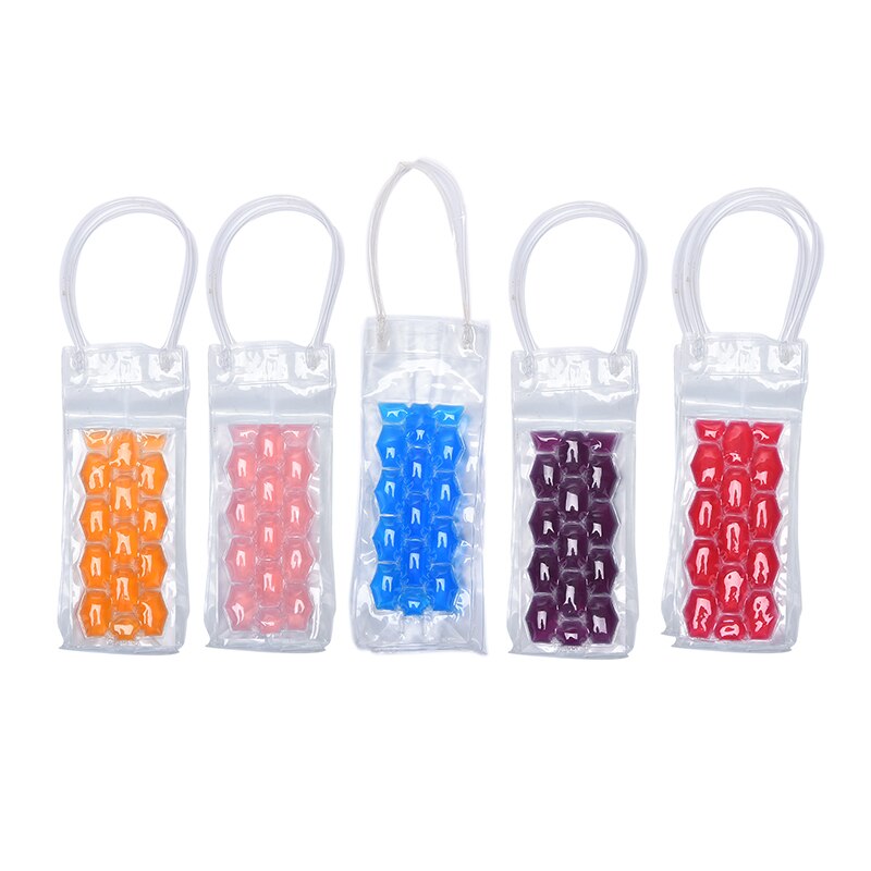 Bouteille de vin congélateur sac refroidissement refroidisseur sac de glace bière refroidissement Gel support transporteur Portable liqueur glace-froid outils