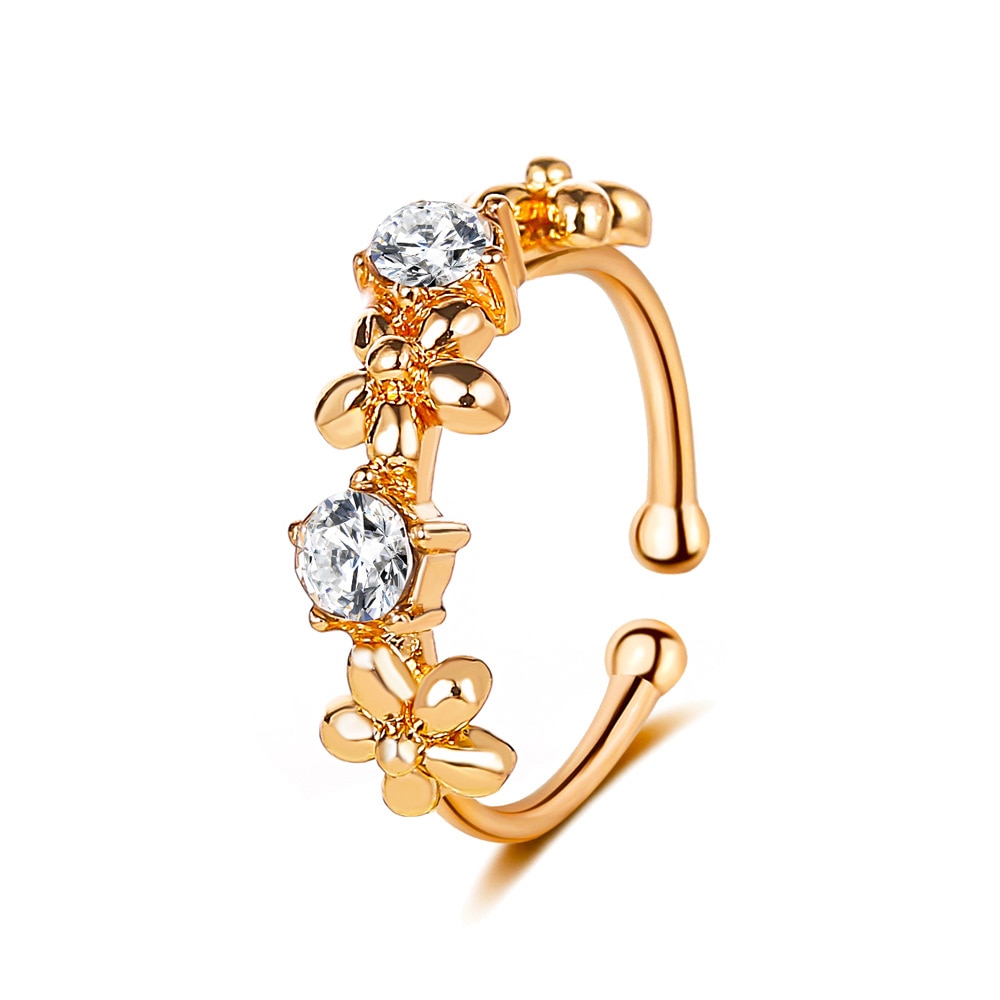 Modyle Einfache Kristall Gold Ohr Manschette Clip Auf Ohrringe Koreanische Earcuff Für Frauen Clips Ohrringe Ohne Durchbohrten Ohr Clip Pendientes