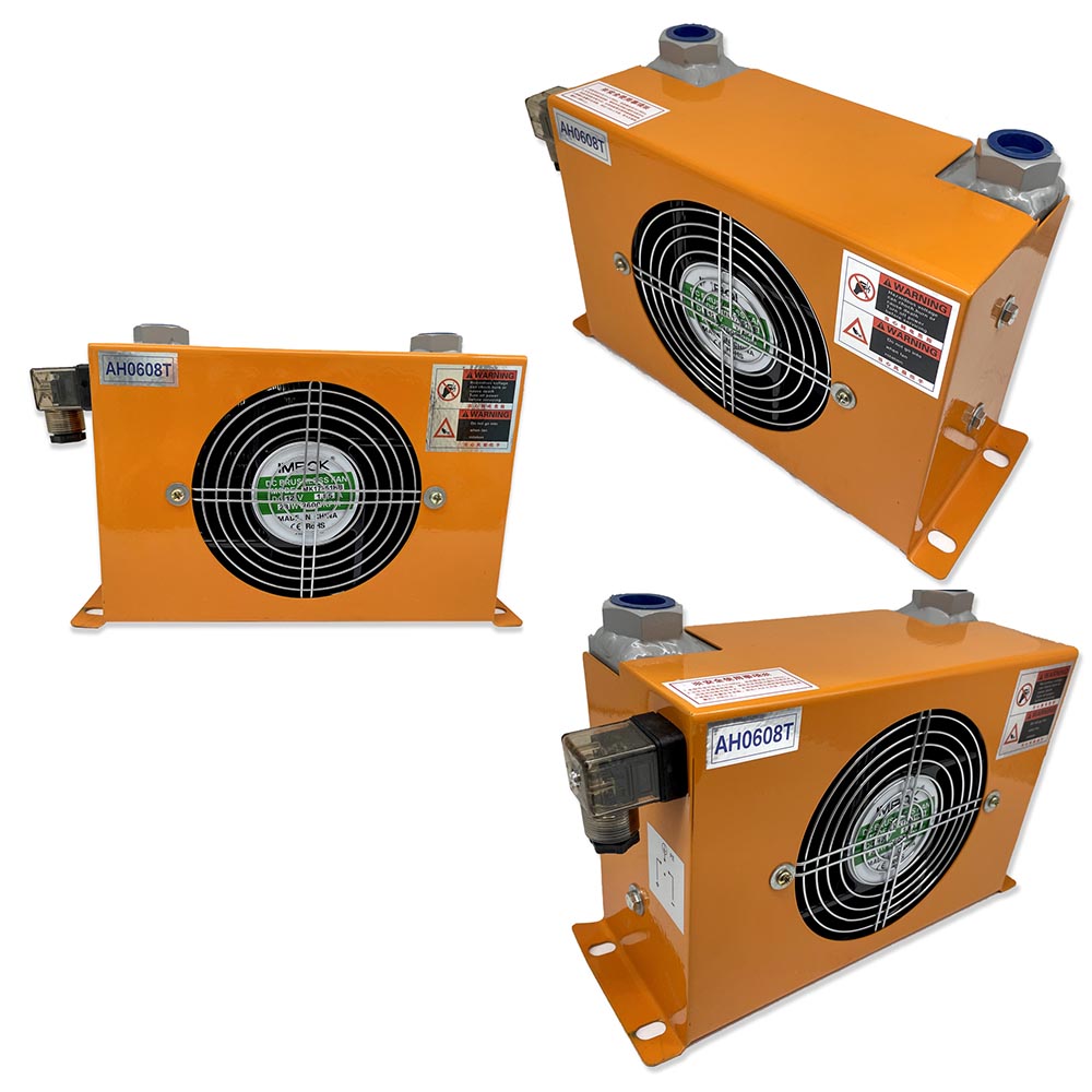 60L/min Hydraulic Air Cooler AH0608T Hardware Tools Air Cooled Oil Radiator Air Cooling Oil Cooler 380V 220V 24V 12V