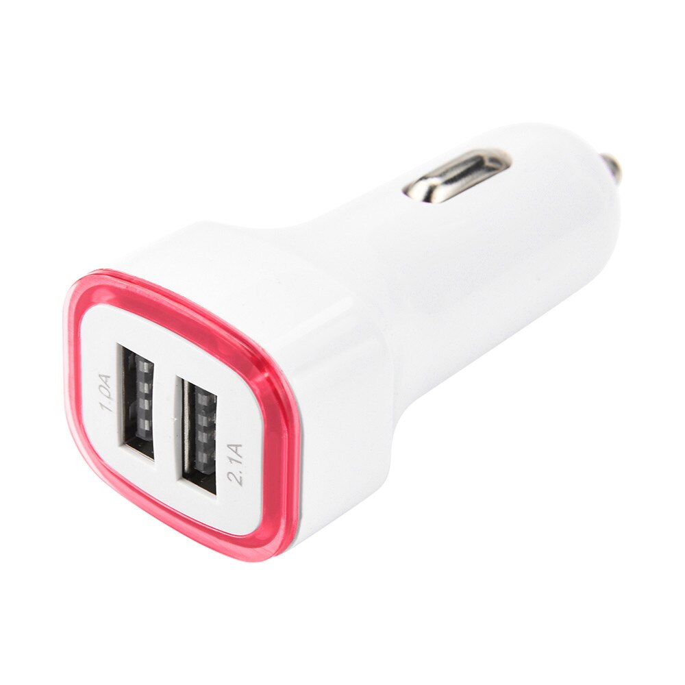 2,1 EINE LED Dual USB Auto Ladegerät Universal 2 Port Schnelle Lade Ladegerät Adapter Zigarette Buchse Leichter Für Telefon
