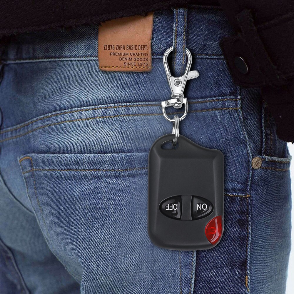 Bil kloning fjernbetjening elektrisk kopi controller mini trådløs sender switch 2 knapper bil nøgle fob 433 mhz til dør hjem