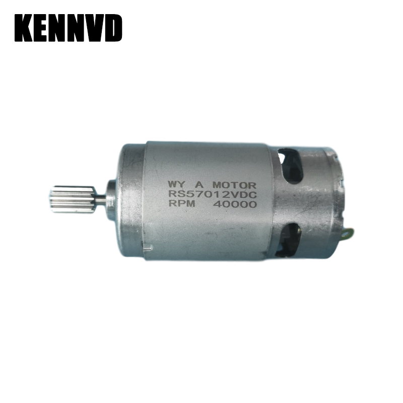 Motore elettrico per auto giocattolo per bambini da 0,86 cm 10 denti 12V, motore RS550 RS570 per cavalcare in auto, motore 24V per veicolo elettrico per bambini