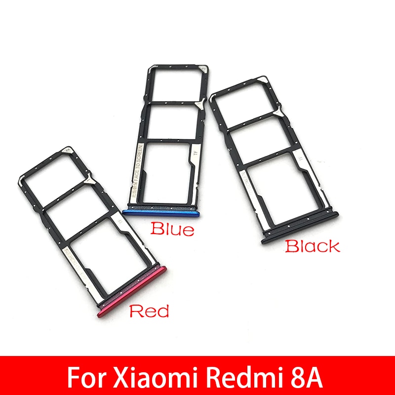 Dla Xiaomi Redmi 8A gniazdo karty SIM karty SD taca uchwyt adapter