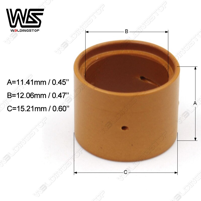 2Pcs S75 S105 Swirl Ring PE0112 Trafimet Plasma Cutter Torch Consumables for TRAFIMET STYLE
