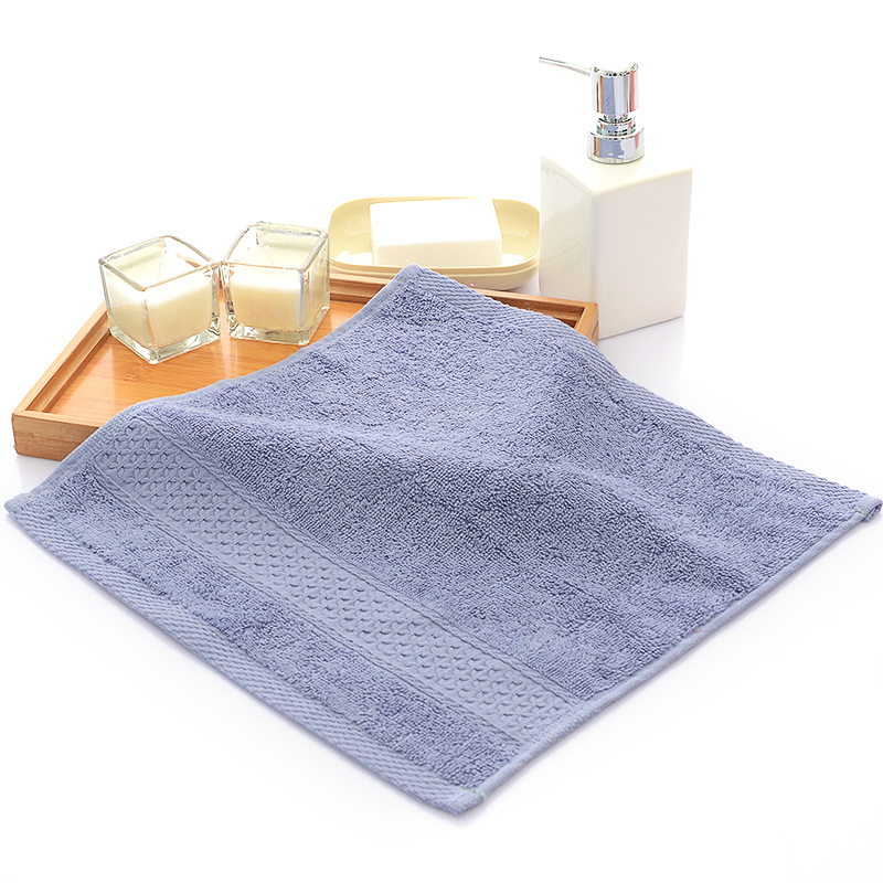 Asciugamano per il viso piccolo in cotone 100% Asciugamani quadrati morbidi per il lavaggio del viso per bambini Panno per il viso per bambini Puro assorbente Cura del viso 34x34 cm Casa