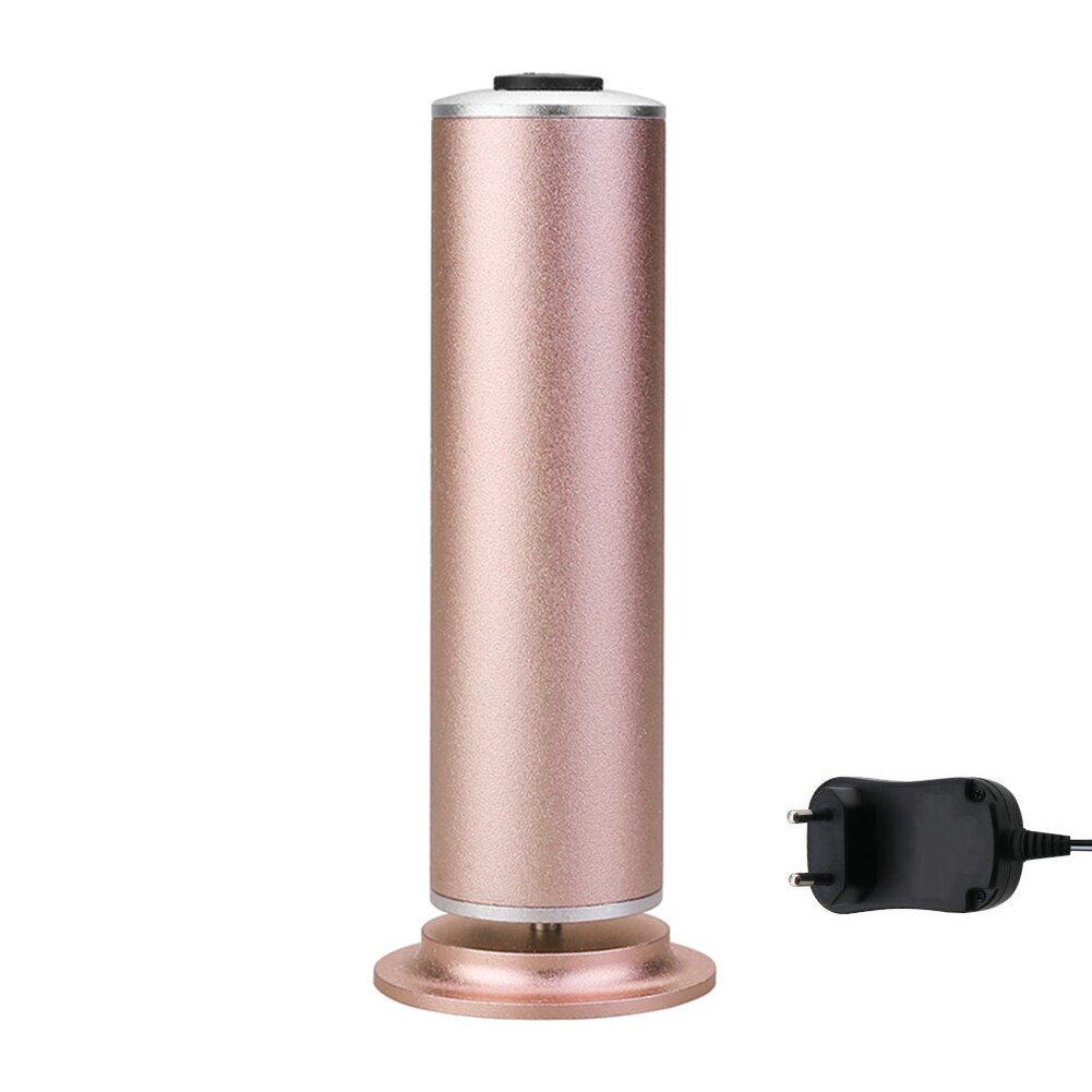 Electric Foot Grinder Heel File Grinding Exfoliator Pedicure Machine Dead Skin Callus Remover Feet Care Tools: EU plug Gold