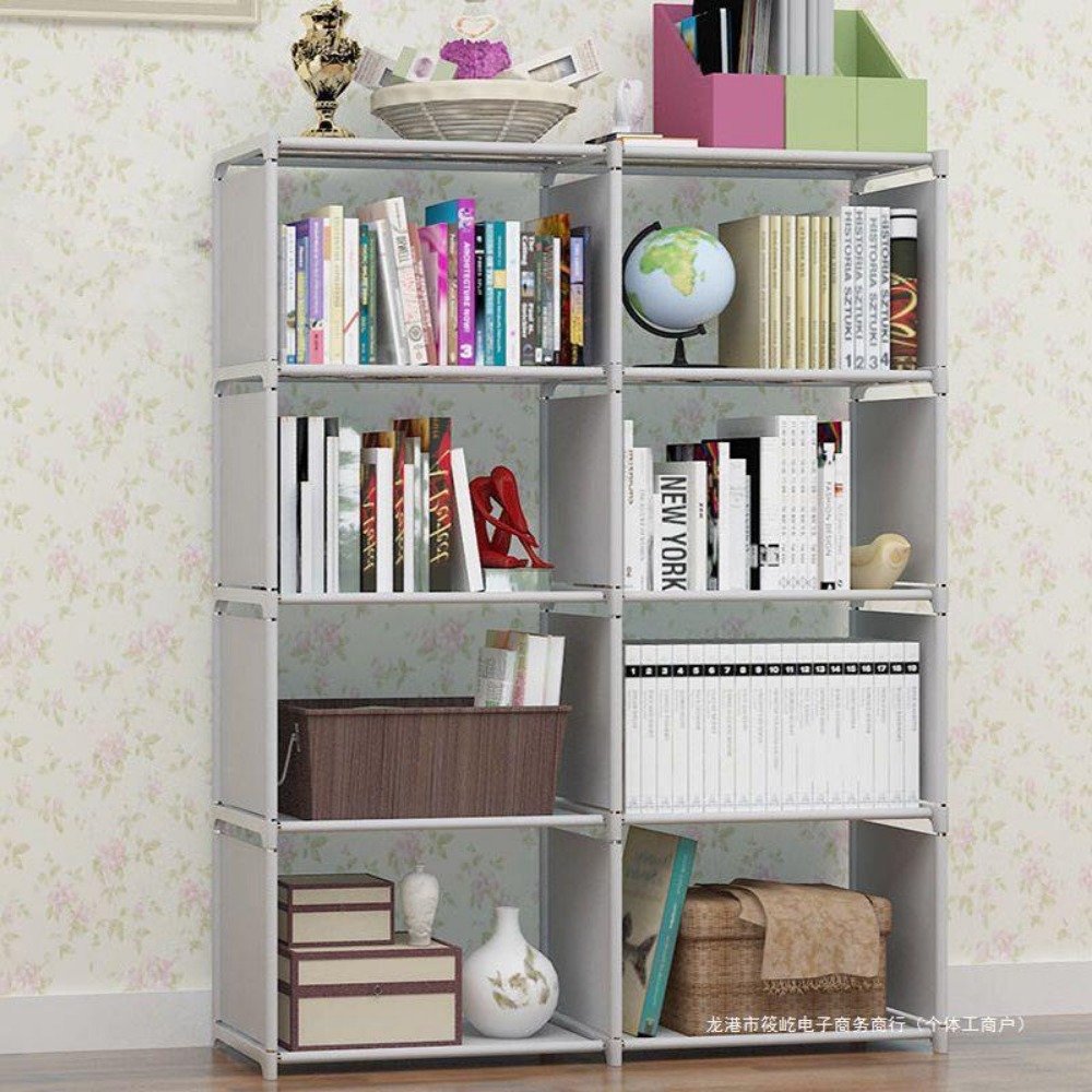 Eenvoudige Boekenplank Meerlagige Eenvoudige Montage Boekenkast Grote Capaciteit Multifunctionele Opslag Plank Staande Boek Display Rack