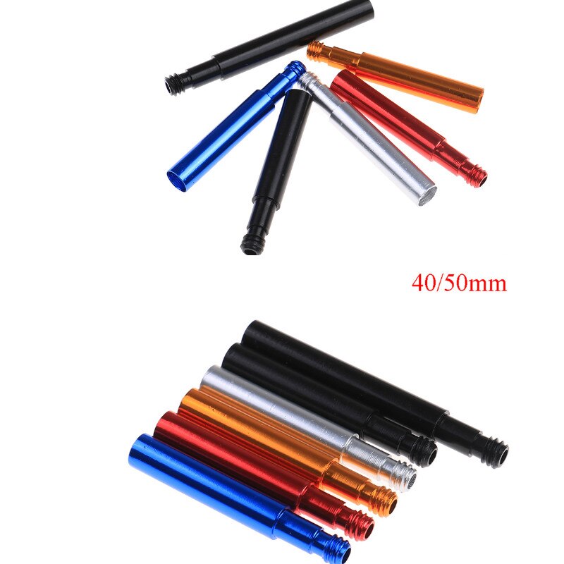 40/50Mm Aluminium Fiets Presta Ventiel Extender Bike Tire Wheel Franse Valve Extenders Caps Core adapter