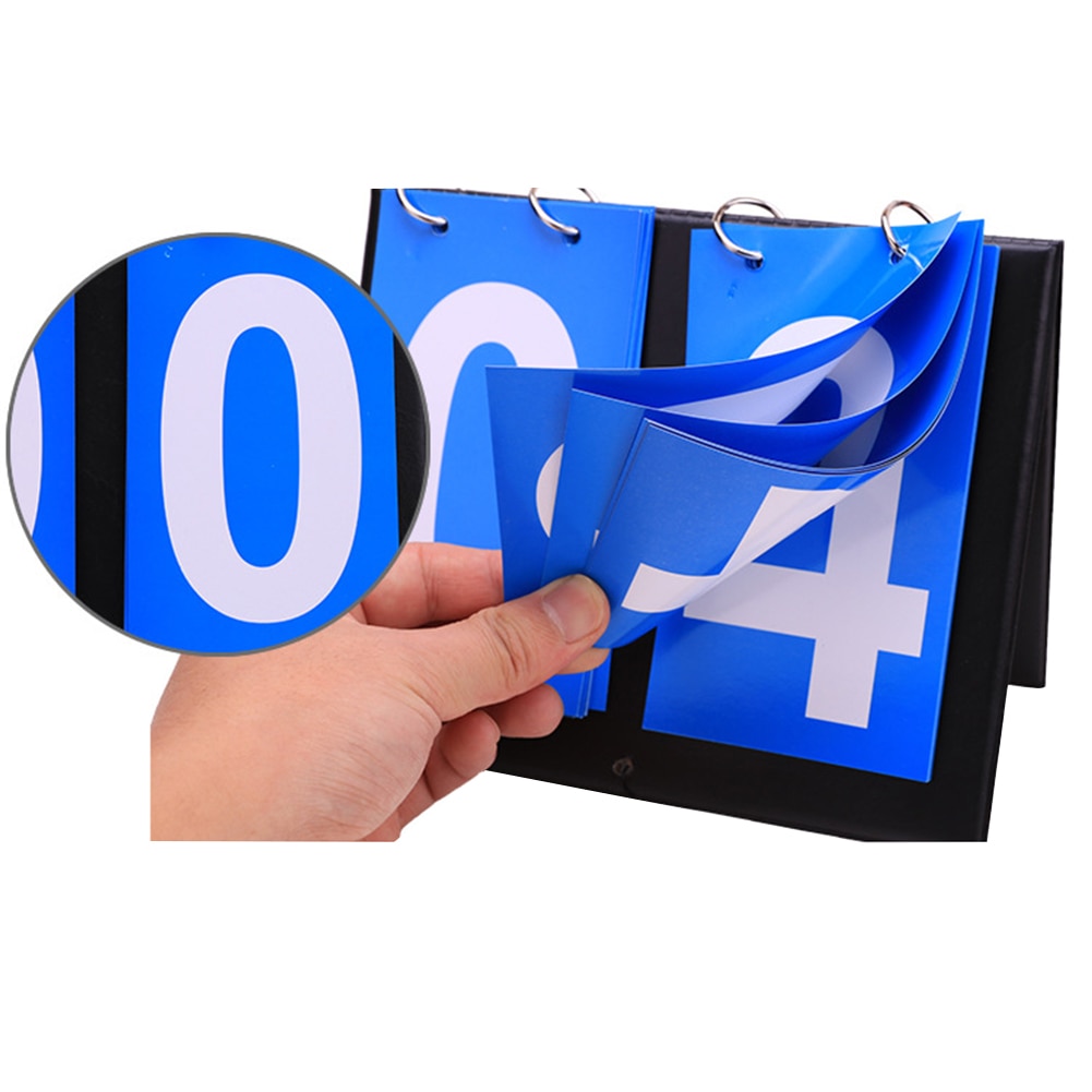 Football Counter Basketball Badminton Multi Sports Manual 2 Digit Volleyball Scoreboard Portable Flip Table Tennis