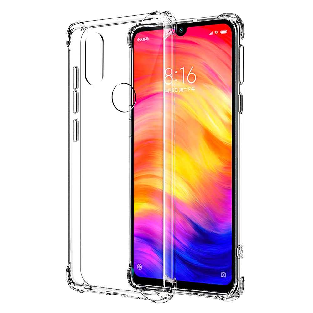 OcioDual stand case TPU Gel Rand Versterkte Antishock Shockproof voor Xiaomi Redmi Note 7 Siliconen Flexibele Back optische cover Case