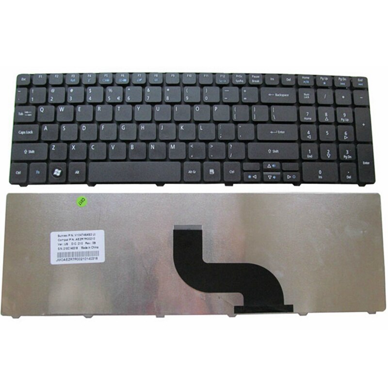 laptop US Keyboard for Acer Aspire 5733 5250 5253 5349 5560 5560G 5733Z 7250 7552 7739 7739G 7739Z 7739ZG 7750 7751 7751G