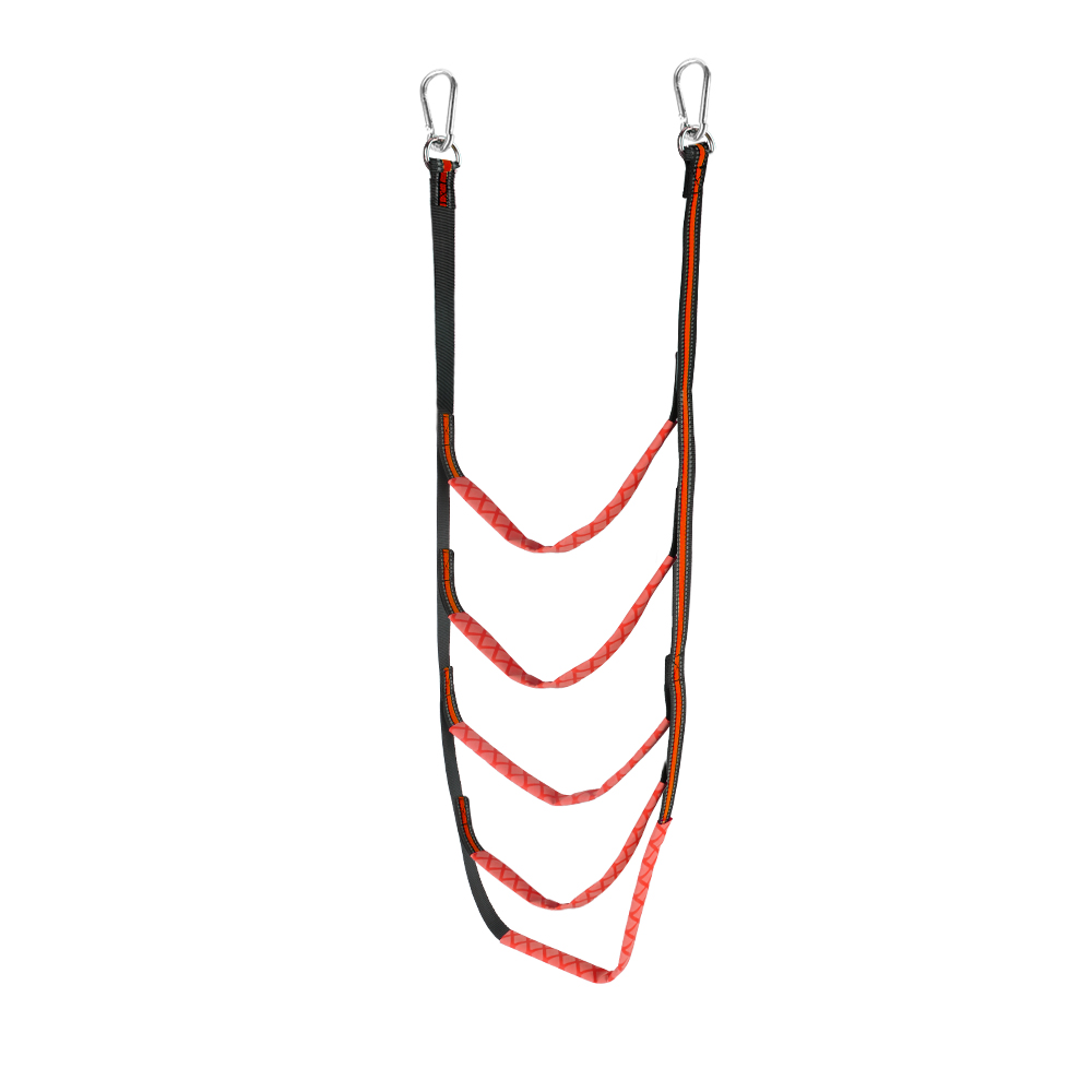 Launching Ladder Boat Folding Ladder Portable Yacht Boat Side Hanging Ladder 3/4/5 Step Boat Rope Ladder Boarding Soft Ladder: Yellow