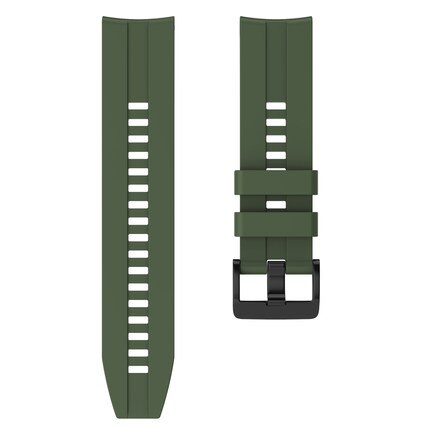 Voor huawei watch  gt 2 gt2 46mm smart watch siliconen originele sporthorlogeband armband 22mm horlogeband honor watch magic 2: Legergroen