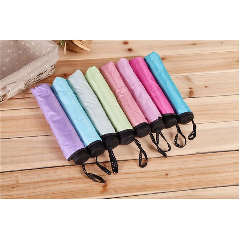 Magic Umbrella Water Flowers Umbrella Vinyl Anti-UV Three Fold Umbrella Princess Umbrella Ladies Sun Umbrella