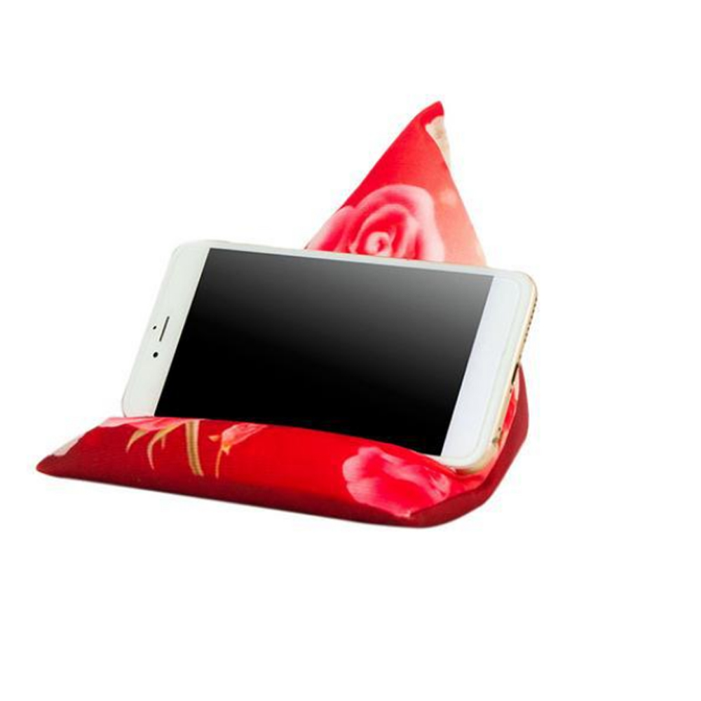 Blød trekant pude bærbar holder tablet pude skum lapdesk til telefon ipad tablet stativ holder læsestativ skød hvile pude: E