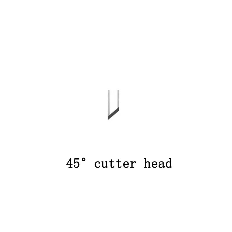 360 Rotating Blade Paper-Cutter Craft Cutting Tools Wear-Resisting Blade DIY Cutting Knife 30° Cutter Head Art Cutting Tool: 45 degree