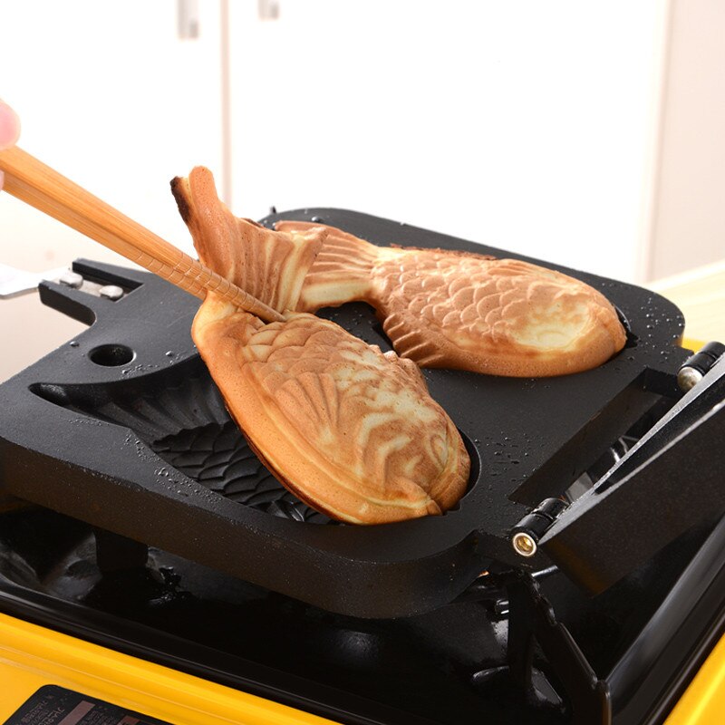 Taiyaki Doppel Fisch Geformt Heißer Nachtisch Waff... - Grandado