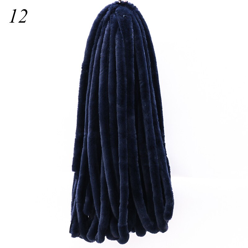 1M Kunstmatige Konijnenbont Lint Tapes Diy Kleding Naaien Pluizige Bekleding Trimmen Stof Woondecoratie Faux Bont Naaien Kostuum cra: 12