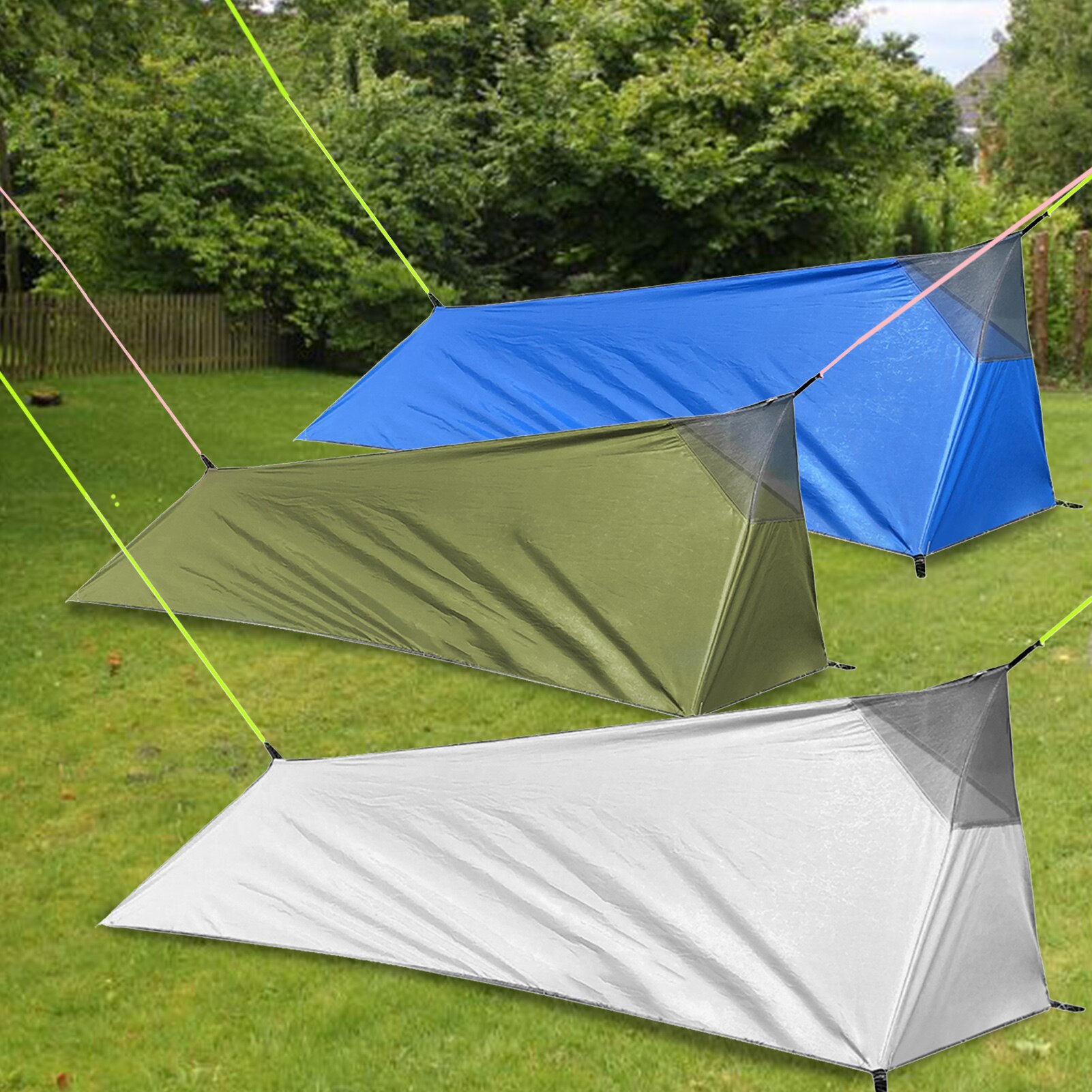 Camping Luifel Outdoor Slaapzak Tent Draagbare Ultra-Lichtgewicht Luifel Waterdichte Tent Voor Camping Vissen Accessoires