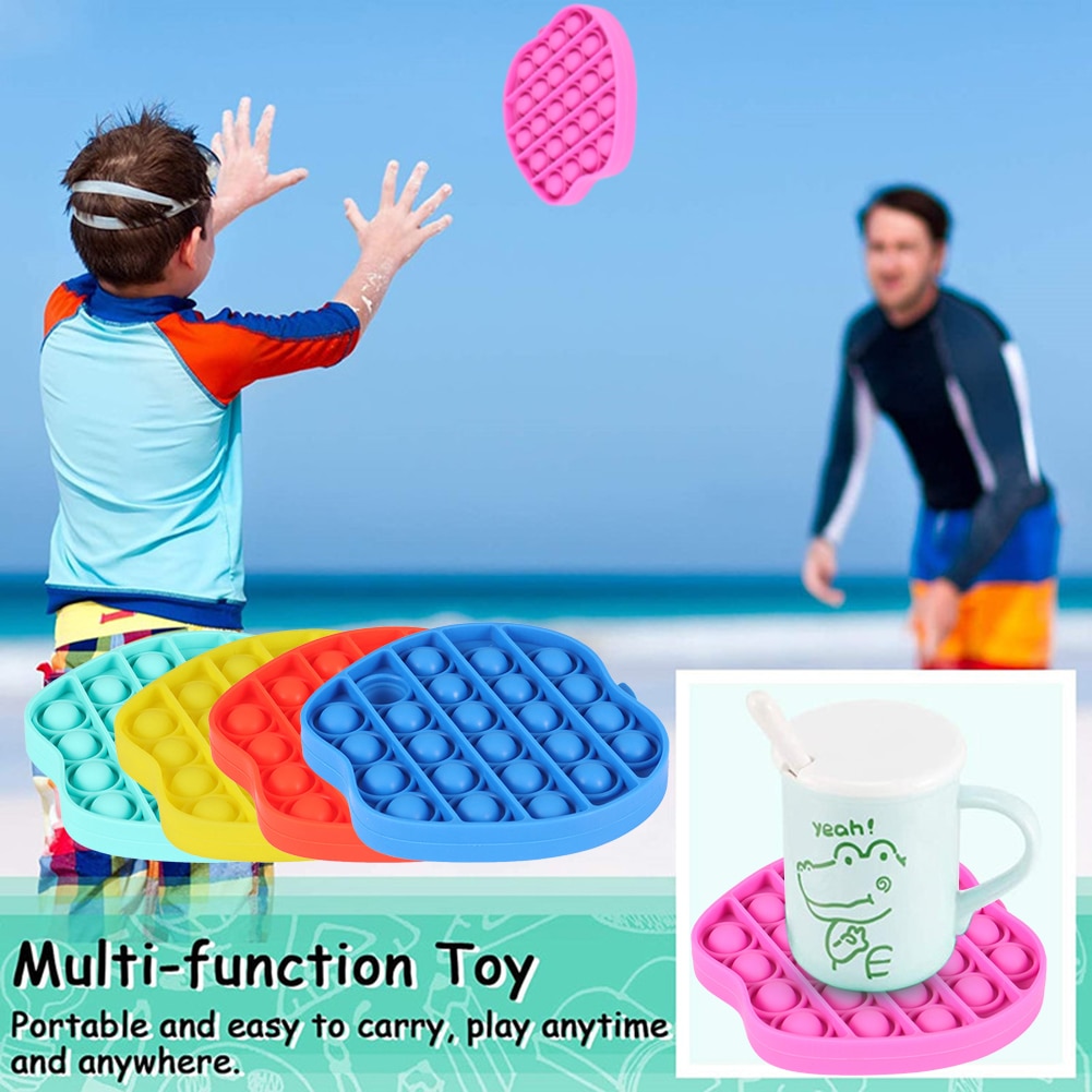 Push Bubble zabawki typu Fidget pop it autyzm specjalne potrzeby Stress Reliever pomaga złagodzić stres i zwiększyć ostrość miękkie wycisnąć zabawki