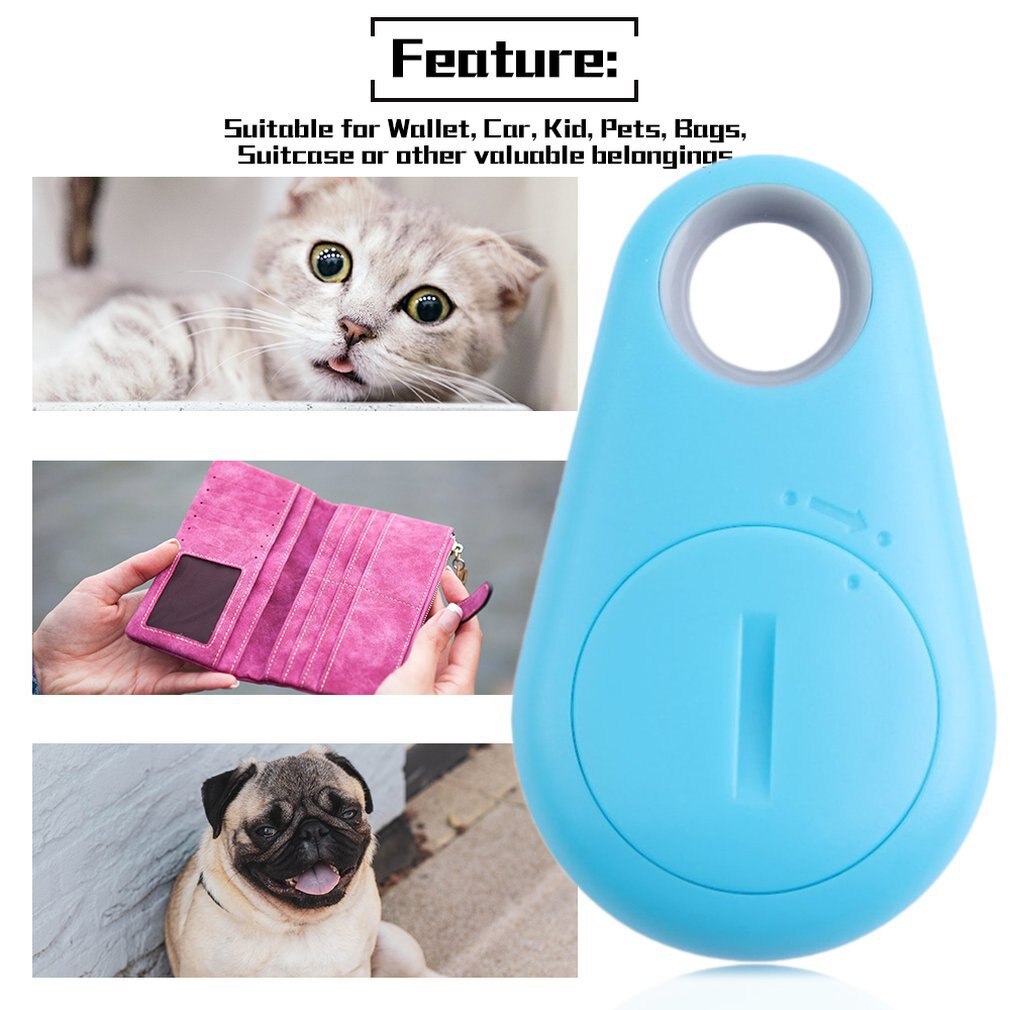 Omnidirectional Anti-Lost Alarm Loud Beep Smart Bluetooth 4.0 Remote Tracer Pet Child GPS Locator Tag Alarm Key Seeker