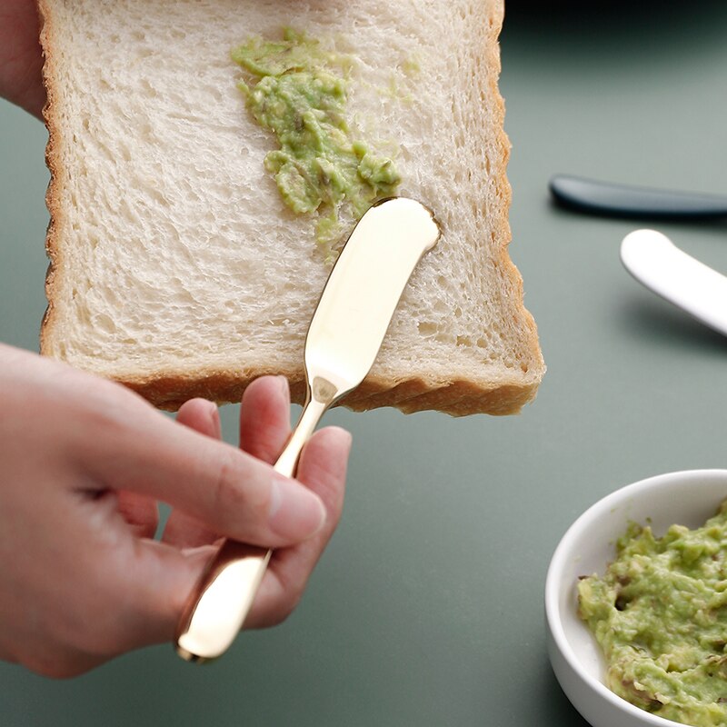 Stainless Steel Cheese Dessert Jam Spreaders Butter Knife Westen Cutlery Breakfast Tool Tableware Kitchen Restaurant Supplies