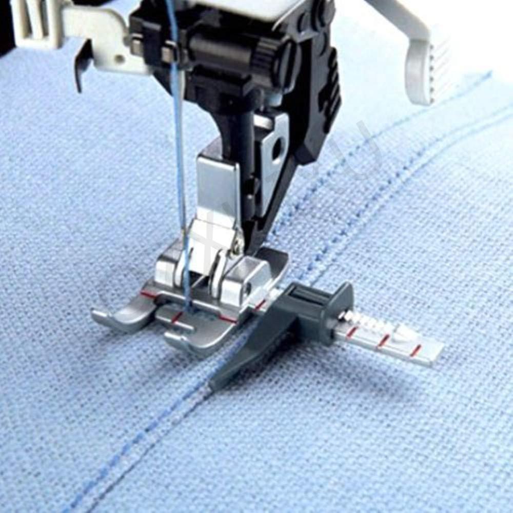 Snap On Adjustable Guide Ruler Presser Foot for Pfaff Sewing Machine with IDT System 820677096 7YJ308