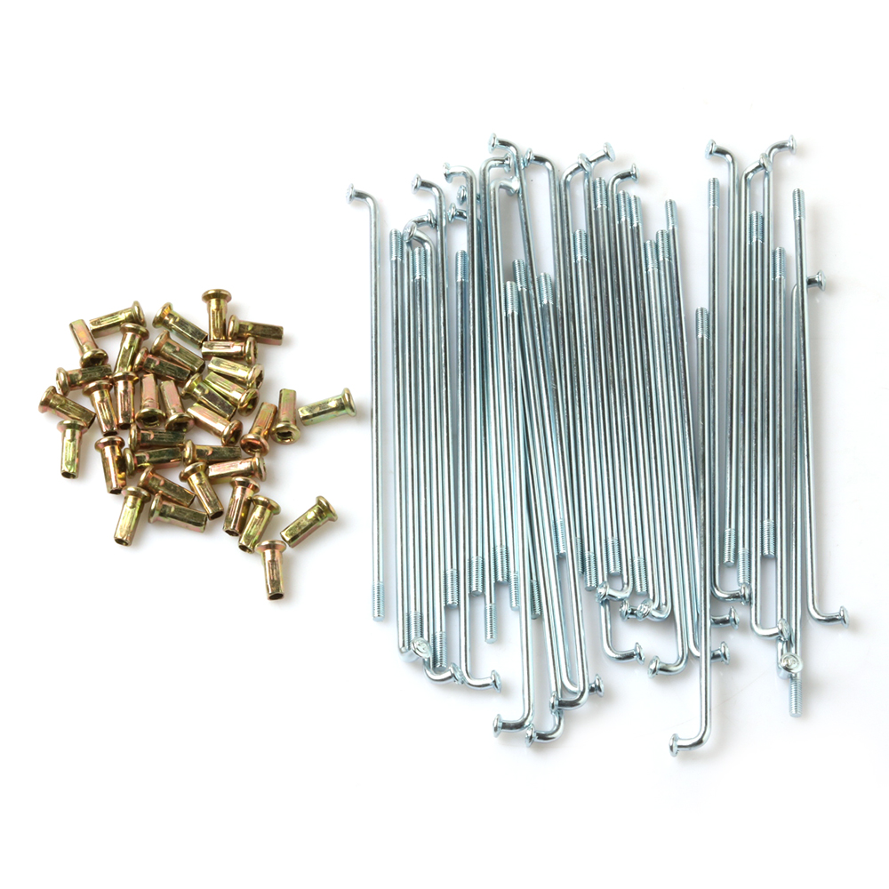 S2R for YAMAHA YBR125 YBR YB 125 Motorcycle Wheel Spokes Spoke Set Kit with Screw Stainless Steel Rim Wheel Spare Parts 36PCS