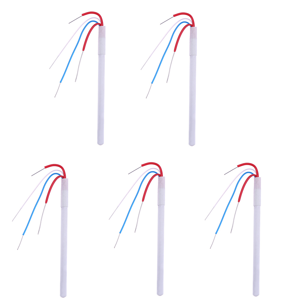 1-8pcs 50W 24V Heating Element 1322 Soldering Iron Ceramic Heater Core 4-wire Adapter Heating Tool for Solder Iron Station for 9: 5pcs