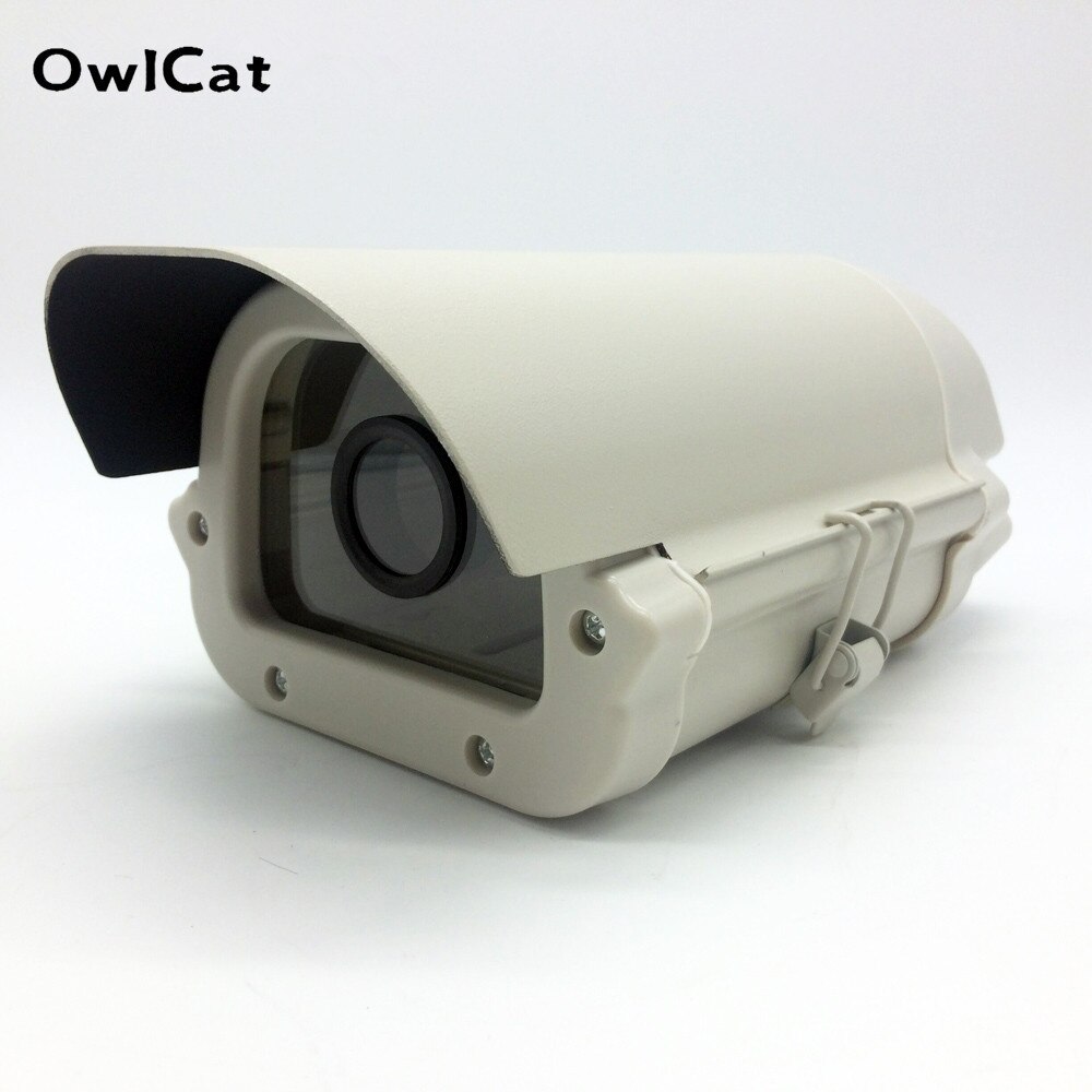 6Inch Cctv Bewakingscamera Box Behuizing Outdoor Case Waterdichte Behuizing Aluminium Cover Met Lens Uitsparing