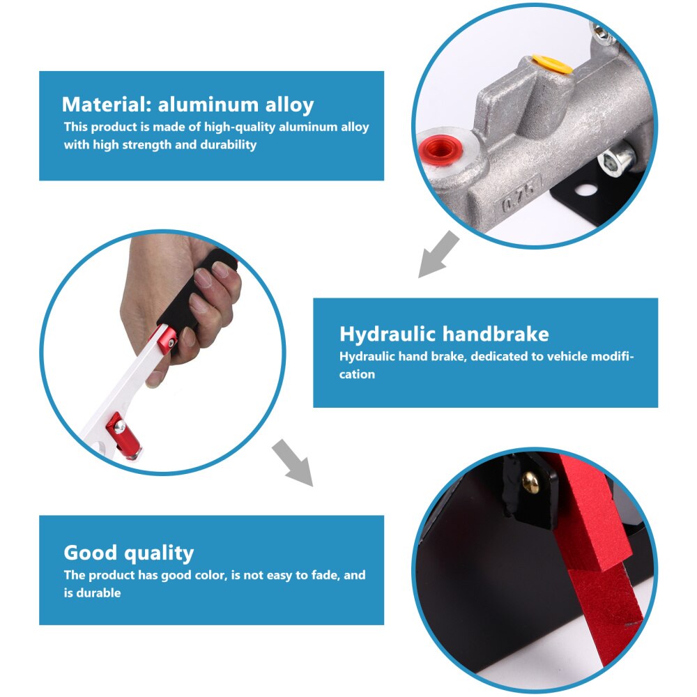 1Pc Aluminum Hand Brake Hydraulic Handbrake Car Modification Drift Handbrake