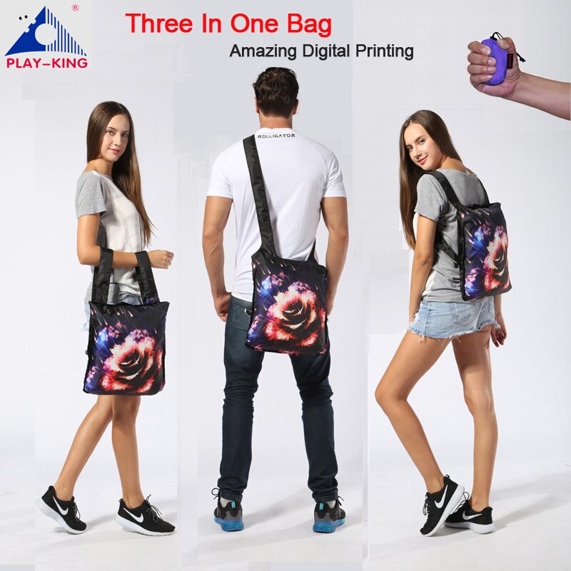 Draagbare Reistas Waterdichte Rugzak Vrouwen Rugzak Opvouwbare Afdrukken Unisex Ultralight Tas Nylon Reizen In Tas