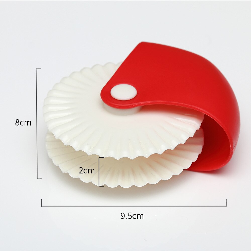 Pizza Pastry Cutter Pastry Pie Decoration Cutter Plastic Wheel Roller for Pizza Pastry Pie Crust Baking Cutter pizza shovel: Type A 1pcs