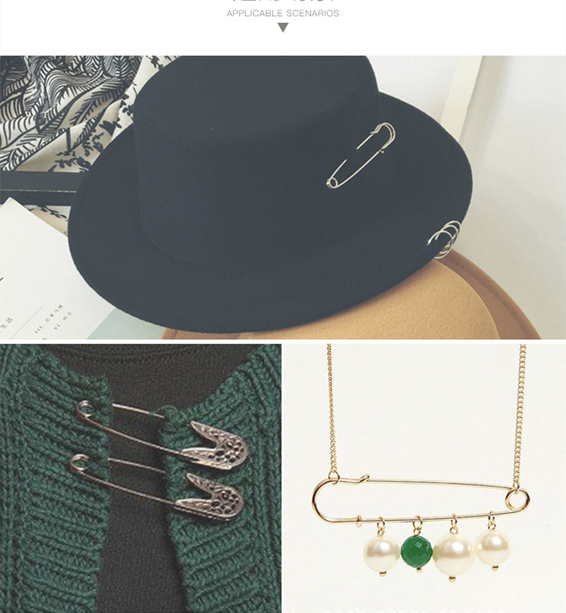 1/5/10 sztuk 10cm agrafka s spinacz robić papieru DIY narzędzie robić szycia złoty srebrny czarny brąz metalowe igły duże agrafka broszka akcesoria