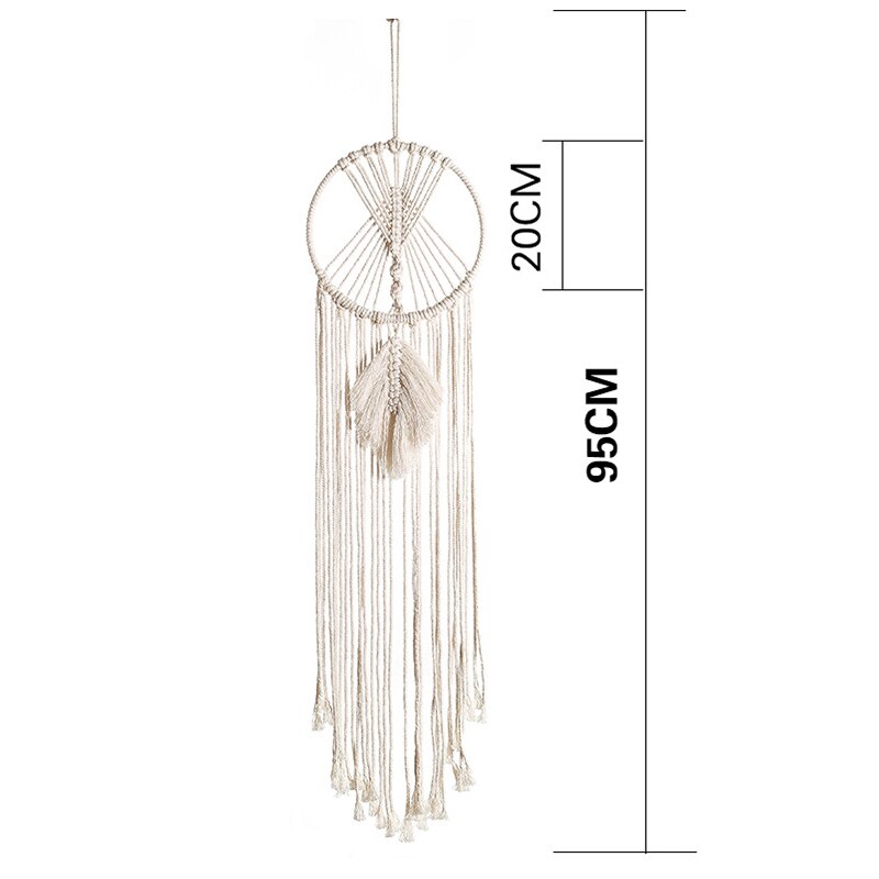 1PC Macrame Bohemian Tapestry Wall Hanging Chic Geometric Art Handicrafts Woven Tapestry For Home Living Room Decoration: G293557