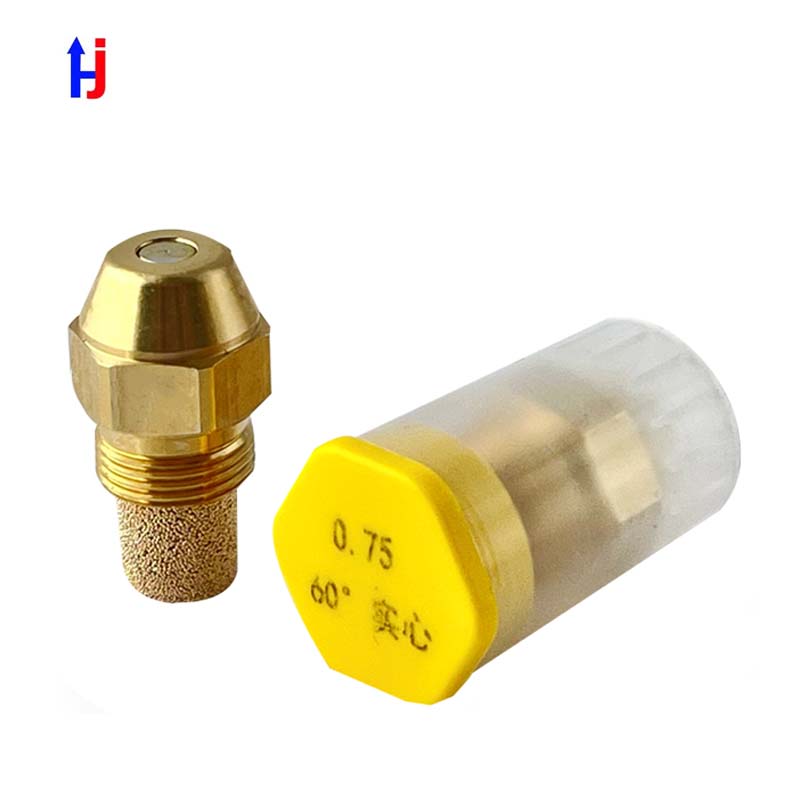 Buse de mazout en laiton, jet solide, injection de Eva diesel, jet de combustion, chauffage de transporteurs icphone, 0.3-6.0 USgal/H, 60 résistant, 9/16 po