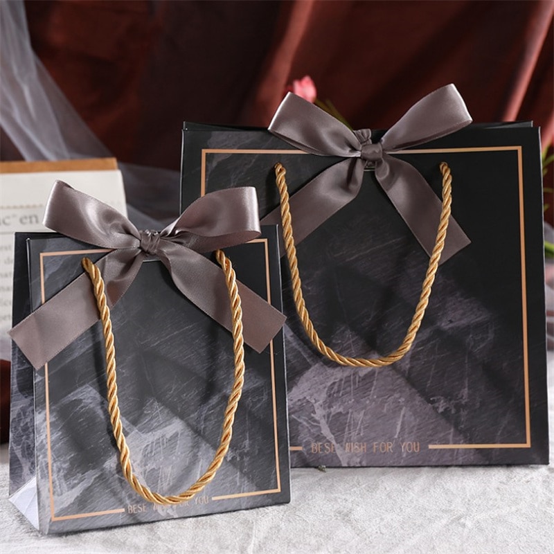 1 Pcs Snoep Pakket Bruiloft Papier Verpakking Dozen Valentijnsdag Party Grote Zak Snoep Opslag tas