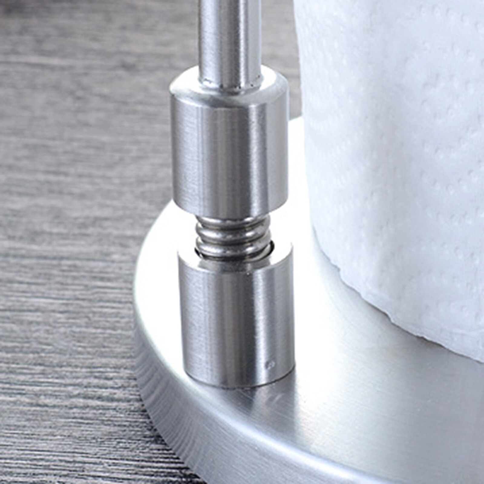 Paper towel rack stainless steel vertical paper towel storage rack desktop plastic wrap bag rack kitchen bathroom hardware