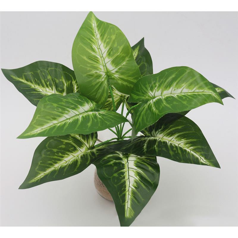 1PCS Artificial Plant Realistic Faux Green Plant Artificial Greenery Home Decor Table Decors