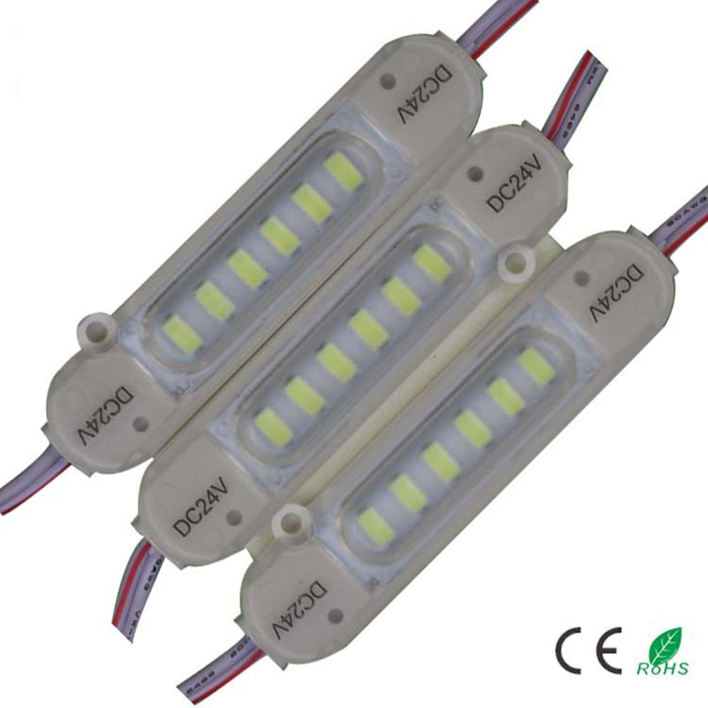 5730 LED MODULE 24V Waterproof led back light module for sign letter White Red green blue Injection Molding Light