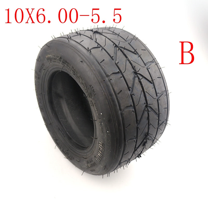 10x6.00-5.5 Small Motorcycle Tubeless Tire Electric Vehicle Wheel Motor Special Vacuum Tyres Egg Car Small Tire