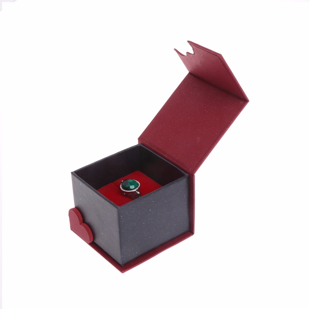 JAVRIVK 22x5x3cm Jewelry Box Bracelet Bangle Necklace Pendant Ring Soft Display Case Wedding