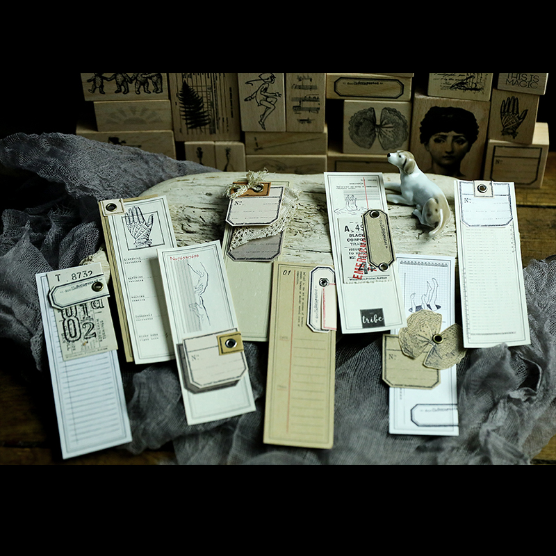 Retro Simple Bottom Note Paper DIY Scrapbooking Decorative Thick Card Material Paper