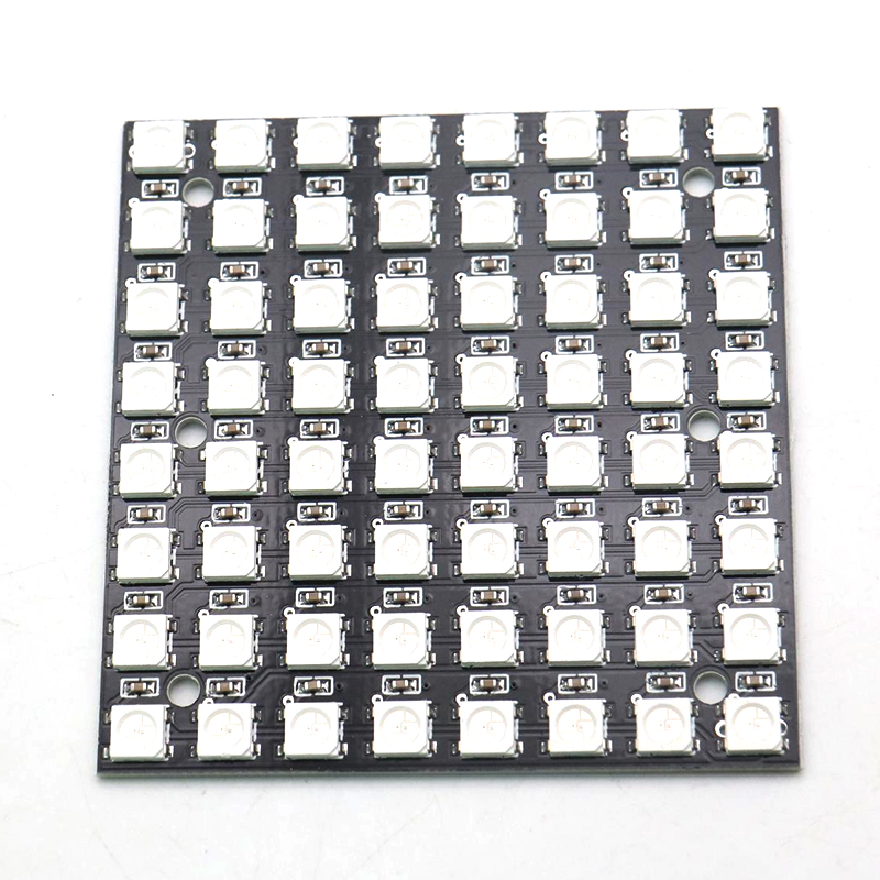 WS2812 LED 5050 RGB 8x8 LED Matrix voor Arduino WS2812B 8*8 64-Bit Full Color 5050 RGB LED Lamp Panel Licht