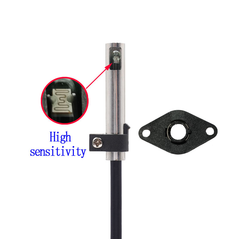 QRB1 Flame Detector Glass Bubble High Sensitive Flame Sensor Red Photosensitive Electric Eye for Diesel Burner Fire Detection: PURPLE