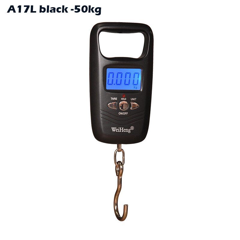 50kg X 10g Mini Digital Waage Für Gepäck Angeln Reise Gewichtung Steelyard Hängen Elektronische Haken Skala Küche Gewicht werkzeug: B1-50kg
